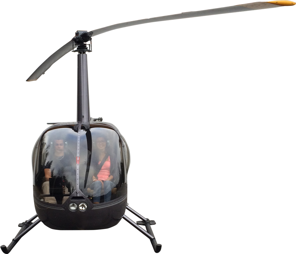 Hélicopter front